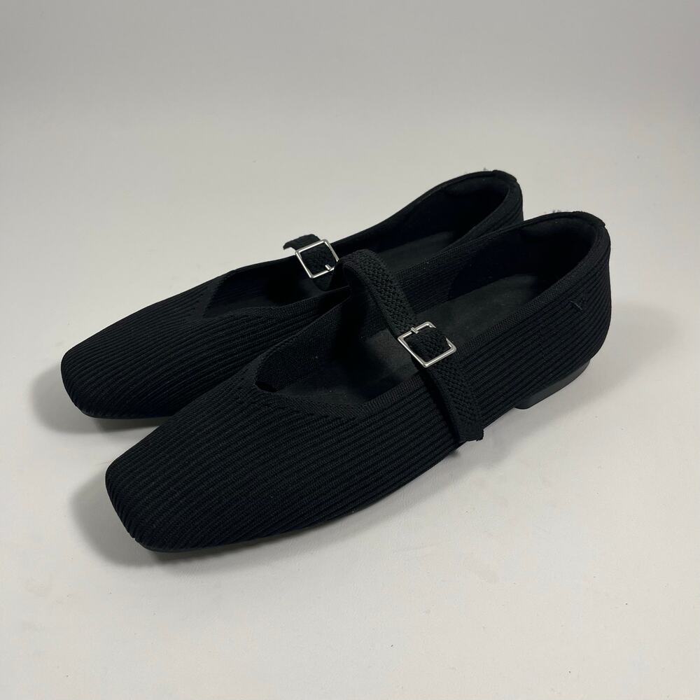 Vivaia Margot Mary Jane Square Toe Ballet Flats EU 40.5 US 9-9.5 Preppy Classic